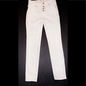White, high waisted, RSQ jeans